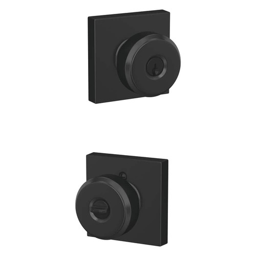 Schlage bowery matte black - bowery,